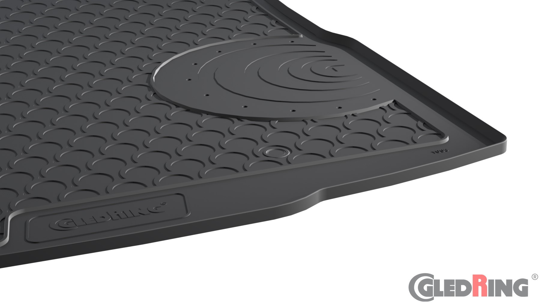 Original Gledring Premium Gummi Kofferraummatte - VOLKSWAGEN Passat 3G Sedan (Tiefer Boden) 2014->